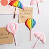 Creative Refrigerator Magnet Bendable Magnetic Wall Hooks Decorative Umbrella Balloon Memo Note Holder Home Decor