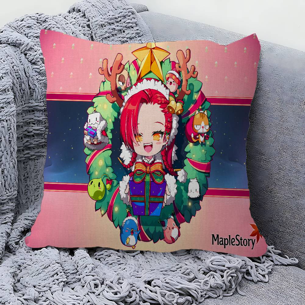 Game Maplestory In Stocked Gamer Pillow Cover for Bedroom Room and Living Room Sofa Decorative Cushion Cover