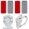 4pcs Toilet Seat Bumper Shockproof Anti-slip Toilet Cover Gasket Toilet Seat Cover Bathroom Hardware Buffer Bumpers Replacement