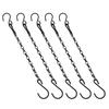 A03F-For Hanging Chain Kit 15Pcs Black Small Chains For Plants For Basket Extender Porch Wind Chime