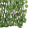 Erweiterbares Gartengitter mit Schraubpaneel und künstlichem Element für den Hinterhofschmuck