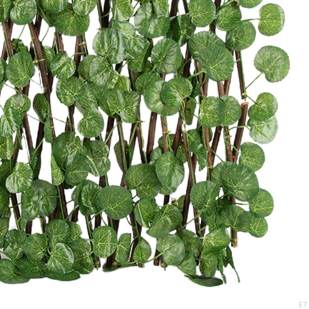 Erweiterbares Gartengitter mit Schraubpaneel und künstlichem Element für den Hinterhofschmuck