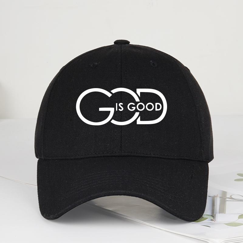 Yiran bag Mlfo God Is Goed Bedrukte Zachte Baseballpet Lente/Zomer Baseballpet Buiten Zonbescherming Hoed, Vissershoed Unisex