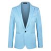 Men's Slim Fit Casual Blazer: One-Button Fashion Business Suit Jacket