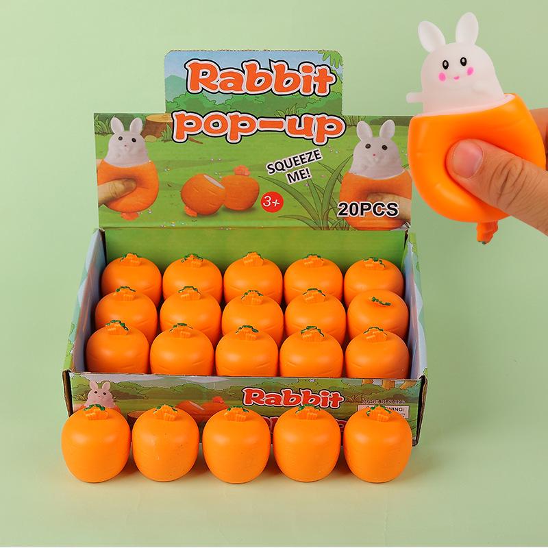 Cross-Border Cute Cheese Mouse & Squirrel Stress Relief Squeeze Cup Toy
