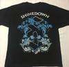 Shinedown Band Music Short Sleeve Cotton Black All Size Shirt Streetwear Harajuku