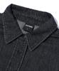 DISTN9NE Pocket Denim Long Sleeve Shirt Black (Lo3Yf684-076)