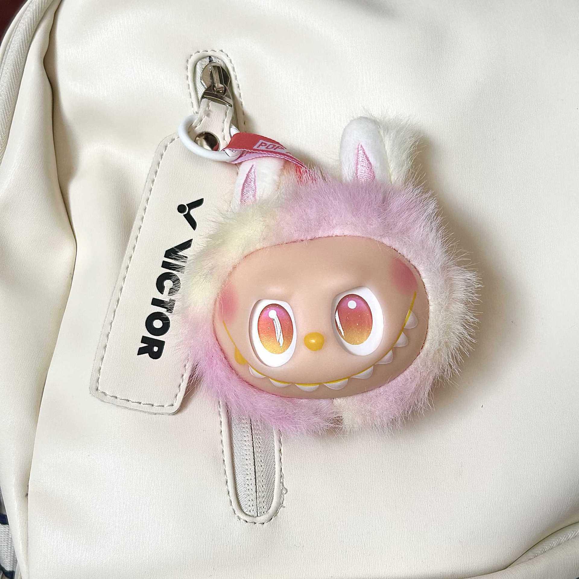 

Three Generations Labubu Plush Backpack Doll Pendant - Trendy Squeeze Toy Blind Box for Kids