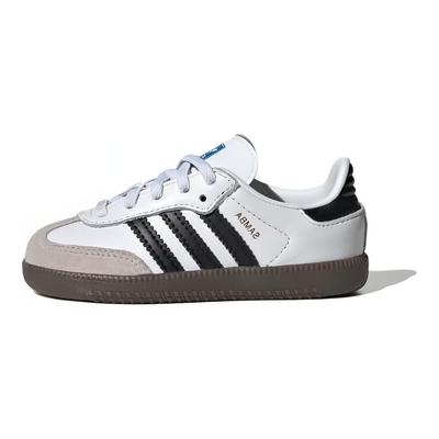 adidas Samba OG I Vit Svart Tuggummi Barnsneakers Molnvit Kärnsvart IE3679
