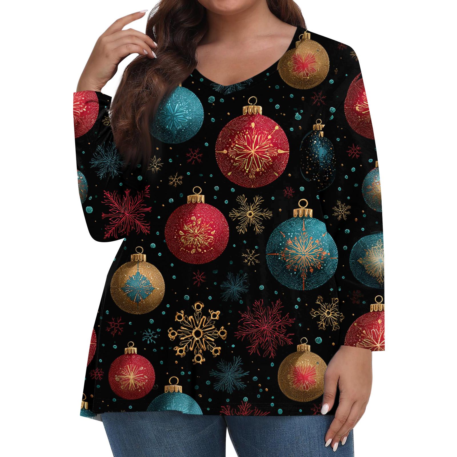 

Женский модный повседневный топ с длинным рукавом большого размера с принтом, топ большого размера с цветочным принтом XXXXL тёмно-синий