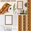 New Self-Adhesive Border Decorative Sticker Gold Vintage Photo Frame DIY Poster Border Stickers Party Decoration