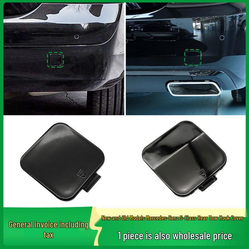 Kompatibel mit Mercedes-Benz S-Klasse (2005-2013) W221 Stoßfänger hinten Abschlepphakenabdeckung