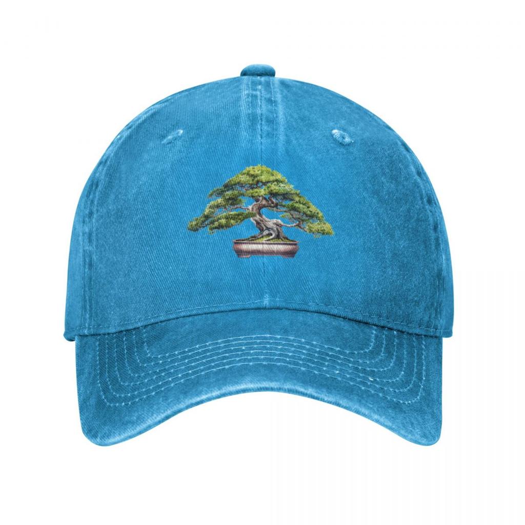 Bonsai Tree Shohin Watercolor Baseball Cap Sun Hat For Children Beach Bag Luxury Caps Female Mens