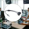 Multiple Device RJ45 LAN Networking Splitter 1 Male To 2 Female Y Adapter Cable Ethernet Extension Cable