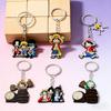 ONE PIECE Classic Anime Metal Keychain Monkey D. Luffy Motorcycle & Car Motif Unisex Fashion Keyring Gift for Friends