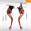Universal Motorcycle Brake levers  Motorcycle Accessories Modified Horn Adjustable Hand Lever GY6