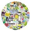 55 New Tennis Tennis Graffiti Stickers Decorative Skateboard Suitcase Helmet Stickers