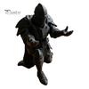 Stylish Desktop Pen Display 3D Printed Knight Holder, Medieval Armor Pencil Stand Figurine Organizer, Creative Ornament for Office Study Gaming Table