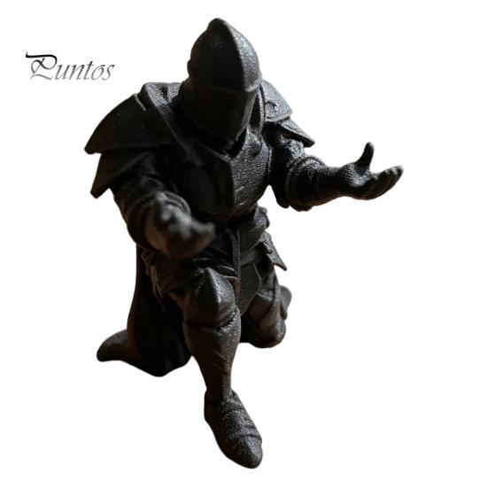 Stylish Desktop Pen Display 3D Printed Knight Holder, Medieval Armor Pencil Stand Figurine Organizer, Creative Ornament for Office Study Gaming Table