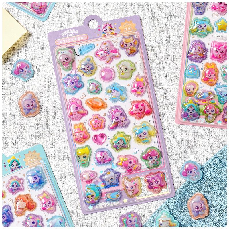 Chyťte pravé produkty! Teenieping 3D Pevné Zvýšené Křišťálové Samolepky Pro Zdobení Scrapbooků Pouzdra na Telefon Odměňovací Samolepky