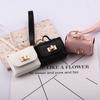 Mini Leather Openable Small Bag Keychain Pu Leather Hand Strap Coin Purse Accessories Pendant Mobile Phone Bag Jewelry Gift