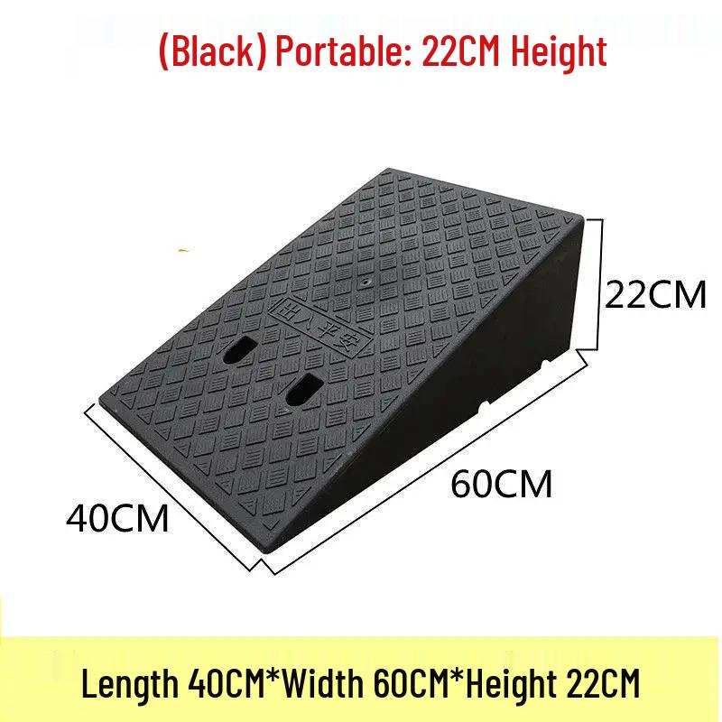 Plastic Car Curb Ramp Threshold Mat for Road Climbing