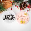 Merry Christmas Holiday Cookies Stamping Novice Baking Tools Cookies Cutter Christmas Biscuit Mold Cake Decorating Tools