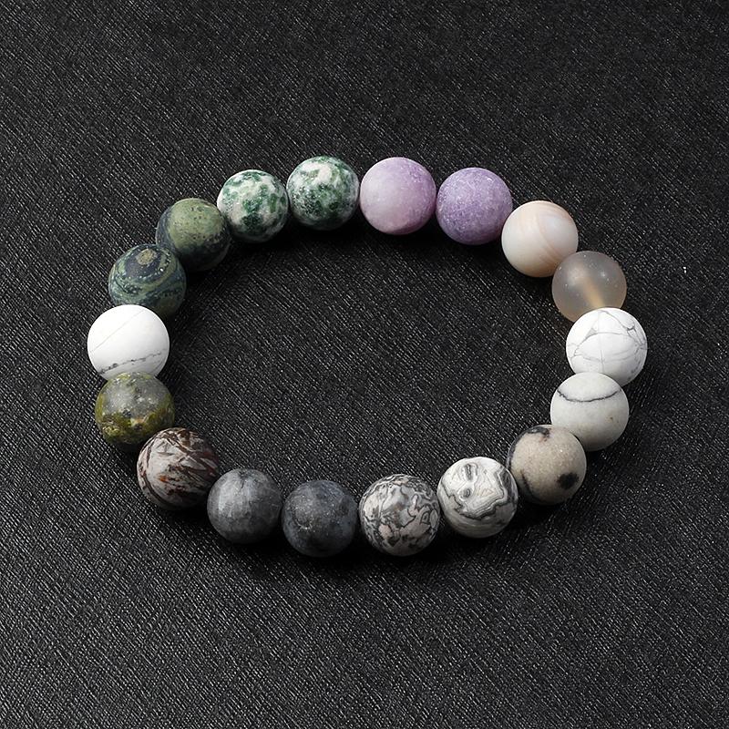 Universe Galaxy Eight Planets Bracelets Solar System Guardian Star Natural Stone Beads Bangles for Women Jewelry Drop Shipping