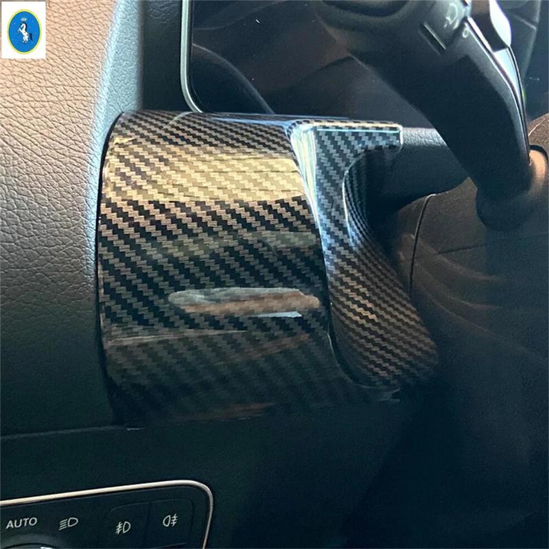Lift Button Air AC Vent Gear Box Panel Cover Trim For Mercedes-Benz GLA 220 H247 - 2024 ABS Carbon Fiber Look Accessories