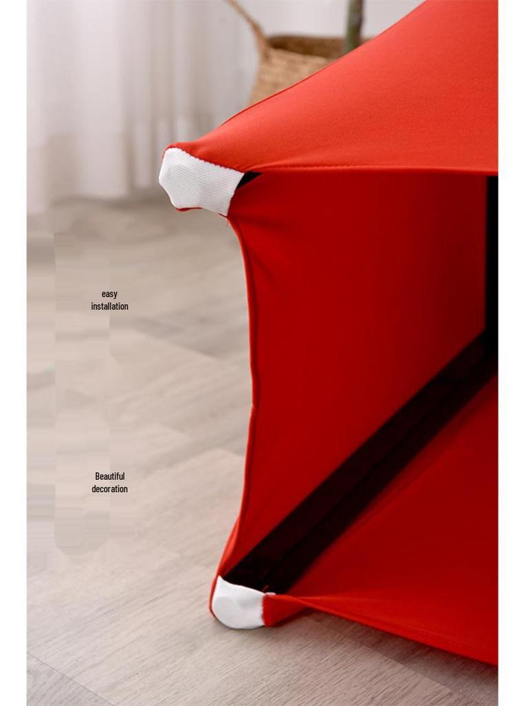 Premium Dustproof Stretch Tablecloth for Events: Thick, High-End Rectangular Cover for Restaurants, Hotels, Weddings, and Banquets