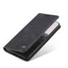 CASEME Case for OnePlus 15, Leather Wallet Case, Black