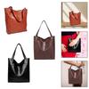 Women Shoulder Bag Fashion Purse Large Capacity PU Leather Satchel Top Handle Handbag for Beach Commuting Work Travel Ladies