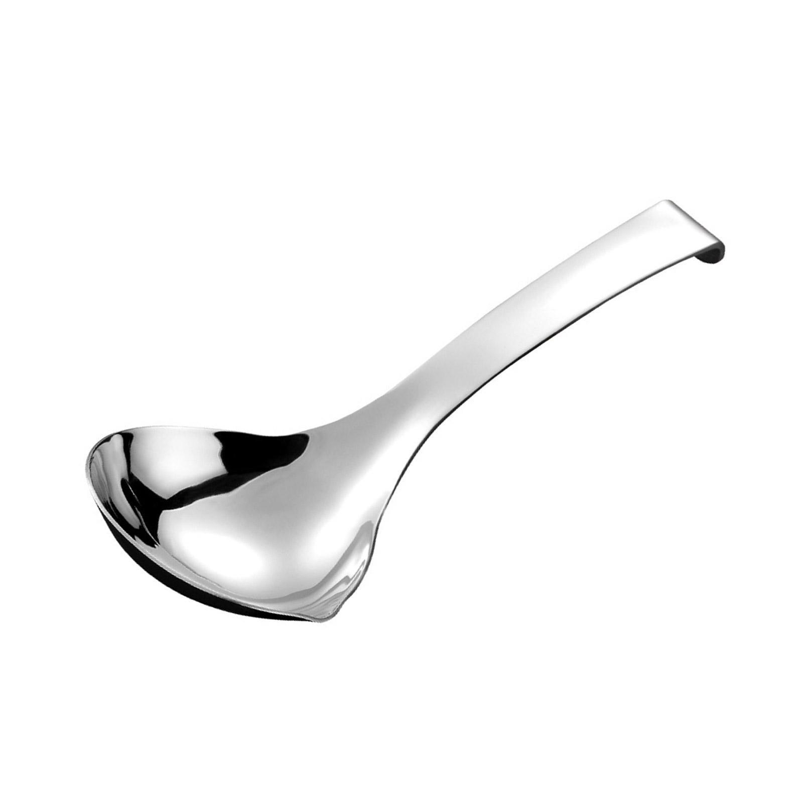 

Stainless Steel Large Soup Spoon Tablespoon with Ergonomic Handle for Cooking and Serving Practical Kitchen Cookware S
