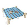 Removable and Washable Pet Camp Bed Kennel Small Dog Bed Universal in All Seasons Hanging Off The Ground Moisture-proof Cat Bed