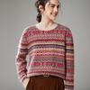 Women's Thickened Cashmere Blend Round Neck Pullover Sweater