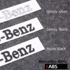 Neu Für Mercedes Benz 3D ABS Chrom Schwarz Logo Mercedes Benz Buchstaben Aufkleber Auto Kofferraum Emblem Für Mercedes Benz W246 CLA CLK W16
