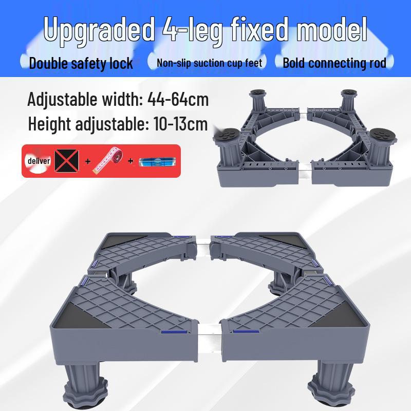 Suport de bază reglabil pentru mașină de spălat cu depozitare
