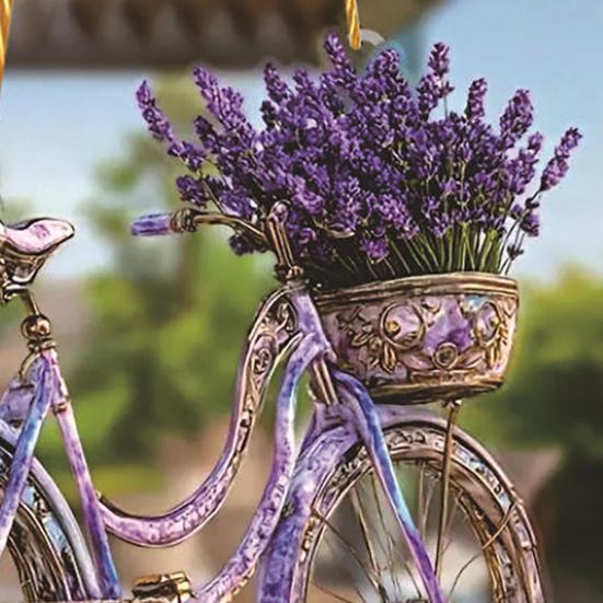 Hengende dekorasjon Livaktig design Sykkelpynt Skinnende Solfanger Fargerik Lysrefleksjon Innendørs Utendørs Dekor