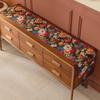 French High-End Fabric Tassel Table Runner for Living Room or Dining Room