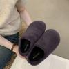 Xiaoxiangfeng bag head half slippers women's outer wear 2025 autumn and winter new thick-bottomed comfortable lazy fluffy cotton slippers tide