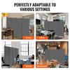 VEVOR Room Divider, 4 Panels Room Divider, Folding Privacy Screen and Portable Partition Divider for Room Separation