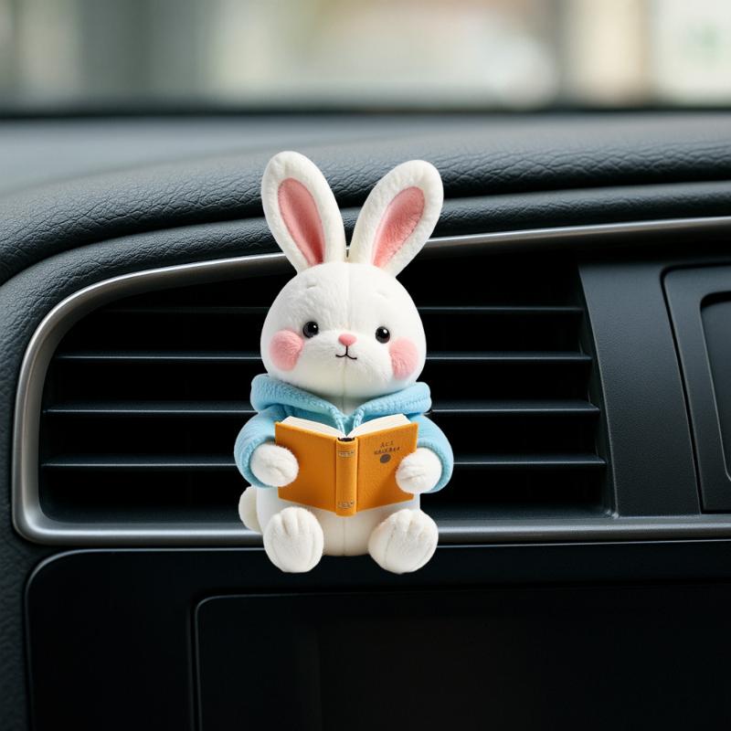 2D Acrylic Perfume Diffuser Car Air Freshener Clip Car Air Conditioning Vent Decoration Car Interior Aromatherapy Clip