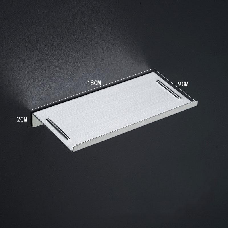 304 Stainless Steel Bathroom Paper Towel Rack Gold/Black Toilet Mobile Phone Rack Wall Hanging Tray Bathroom Room Rack
