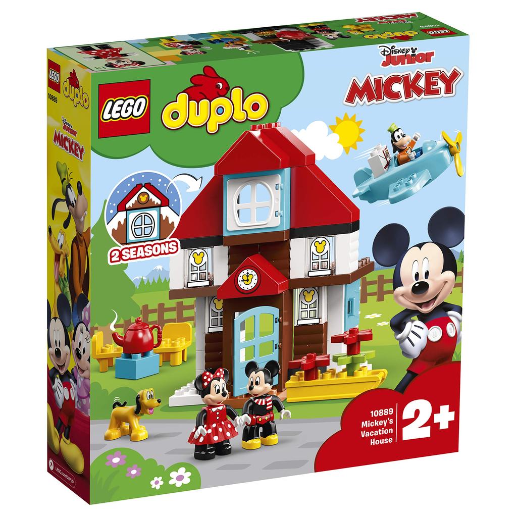 LEGO Duplo Mickeys und Minnies Ferienhaus 10889 Bausteine Spielzeug für Mädchen