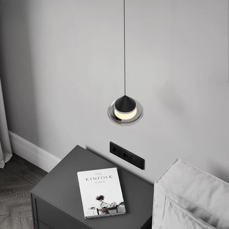 Minimalist Modern LED Pendant Lamp Liftable For Indoor Home Bedroom Bedsides Living Room Restaurant Bar Acrylic Pendant Lamp