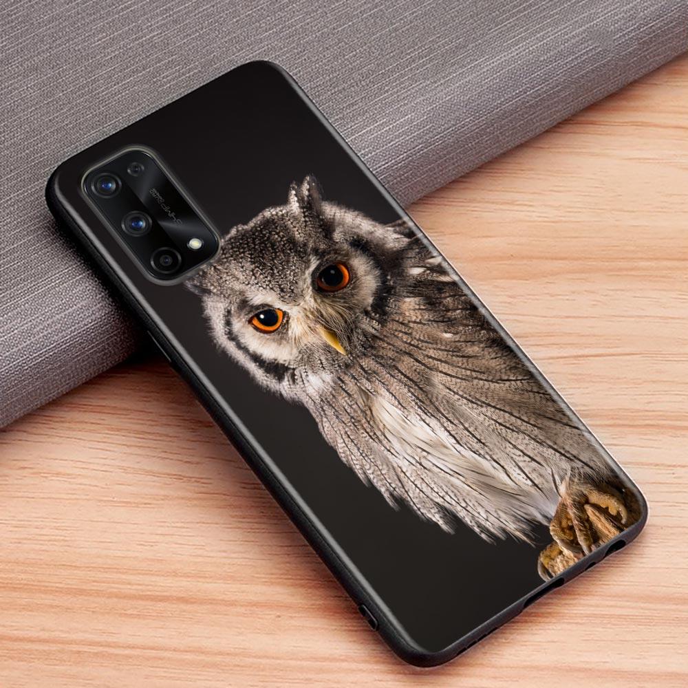 Cute Baby Owl Animal For Realme 10 Case Cover Realme 6 7 8 9 10 11 Pro Plus 8i C20 C21 C21Y C33 C35 C53 C55 Soft Silicone Cases