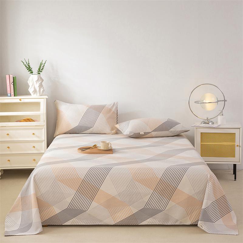 Cotton Thick Bed Sheet 1pc Flower Series Double Top King Sheets for Girls Boys Kids Single Queen King Size Bed Linen