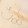 Stylish Minimalist Choker & Earrings Set for Women - European & American Design