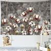 Colorful Cotton Tapestry Wall Hanging Nature Plant Aesthetics Room Boho Tropical Living Room Decor Fabric