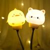 LED enfants USB veilleuse mignon dessin animé lampe de nuit ours bébé enfant chambre décor lampe de chevet cadeau de noël